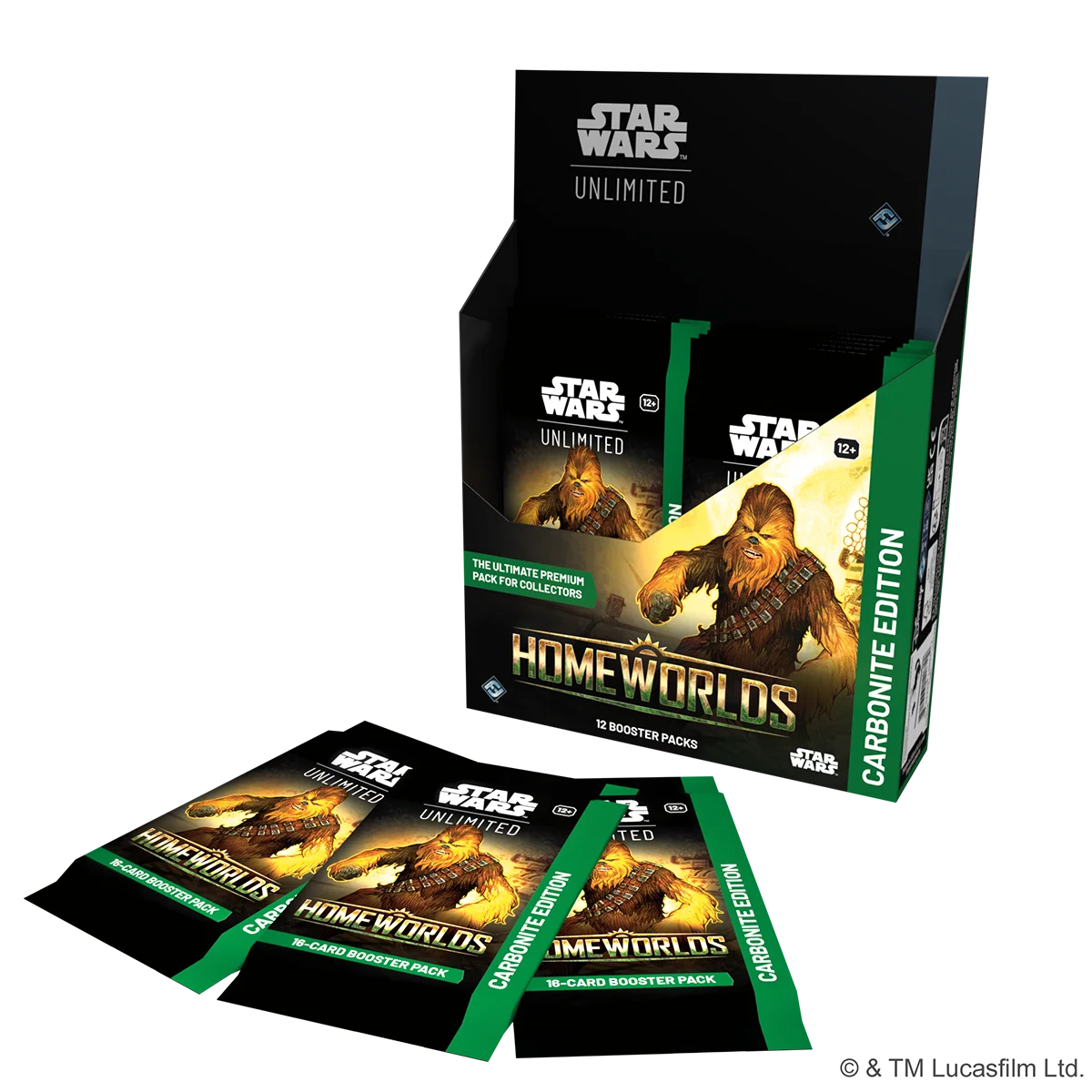 Star Wars: Unlimited – Homeworlds (Carbonite Booster Display) - Vorbestellbar (Auslieferung zum 9.10.2026)