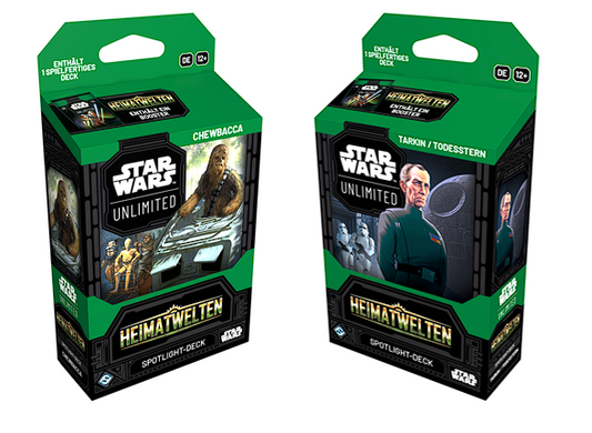 Star Wars: Unlimited – Heimatwelten Spotlight-Deck Combo DE (Vorbestellbar - Auslieferung zum 9.10.2026)