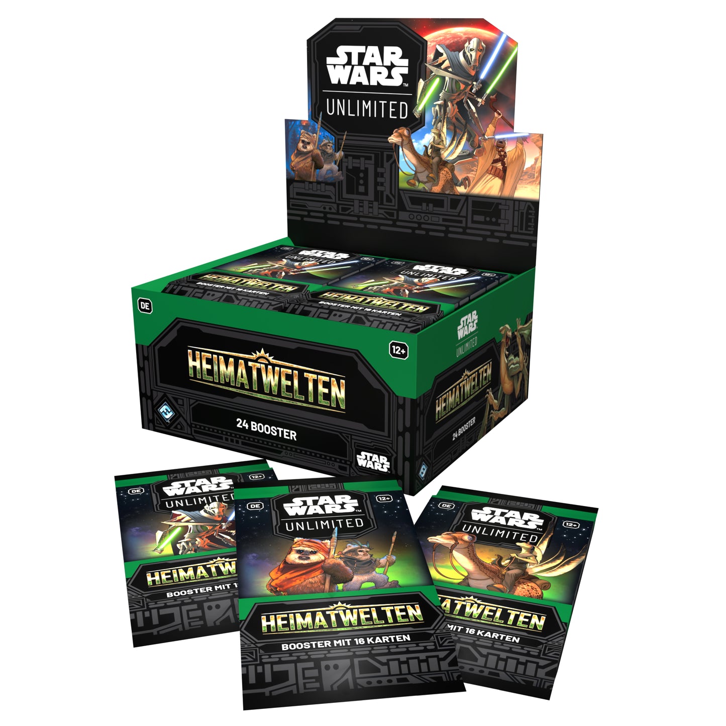 Star Wars: Unlimited – Heimatwelten (Booster-Display) DE (Vorbestellbar - Auslieferung zum 9.10.2026)