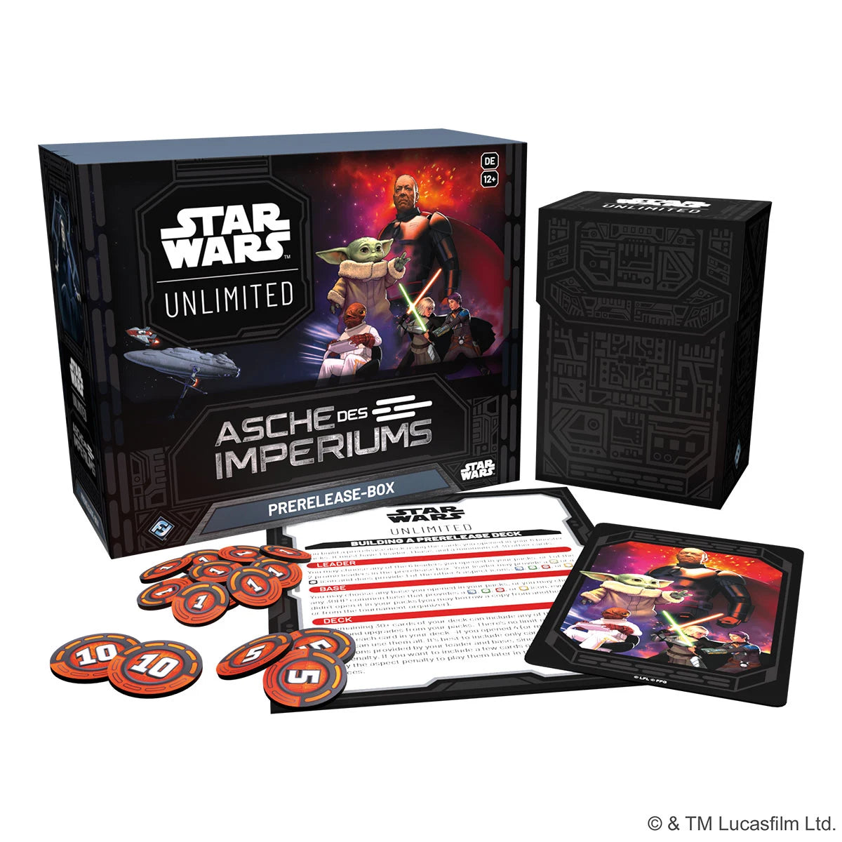 Star Wars: Unlimited – Asche des Imperiums (Prerelease-Box) DE (Vorbestellbar - Auslieferung ab dem 10.07.2026)