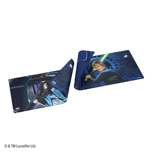 Star Wars: Unlimited Double-Sided Game Mat - Jedi Luke Skywalker & Emperor Palpatine (Vorbestellbar - Auslieferung ab dem 10.07.2026)