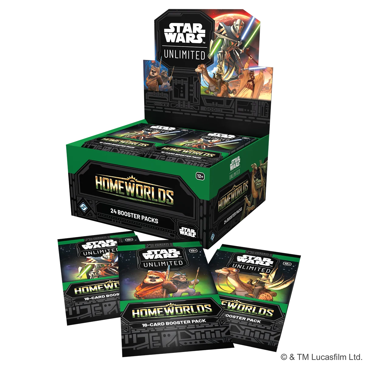Star Wars: Unlimited – Homeworlds (Booster-Display) EN (Vorbestellbar - Auslieferung zum 9.10.2026)