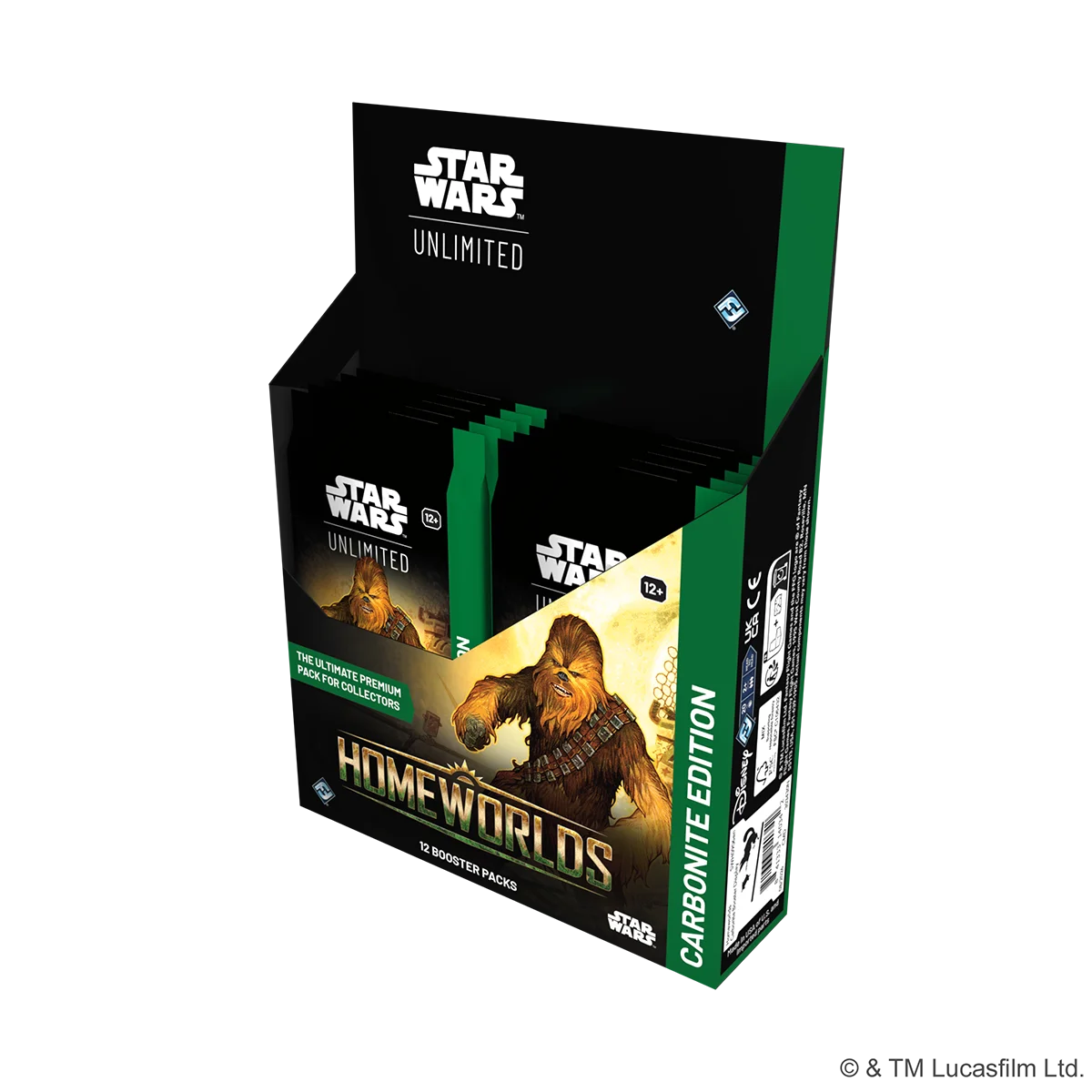 Star Wars: Unlimited – Homeworlds (Carbonite Booster Display) - Vorbestellbar (Auslieferung zum 9.10.2026)