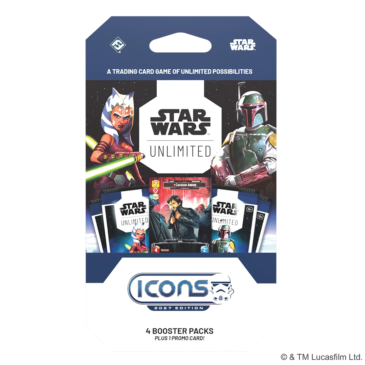 Star Wars: Unlimited – Icons 2027 Edition (Booster 4-Pack) - Vorbestellbar (Auslieferung zum 20.11.2026)