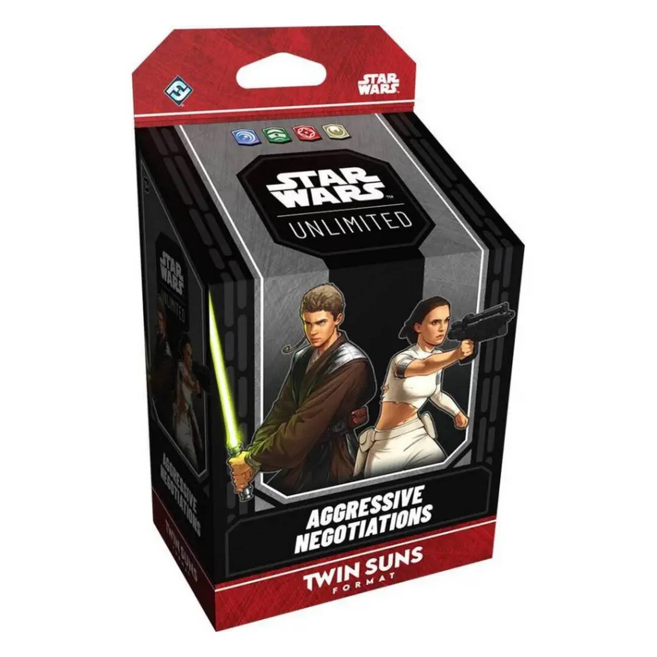 Aggressive Negotiations: Anakin Skywalker and Padme Amidala Twin Suns Deck (EN)