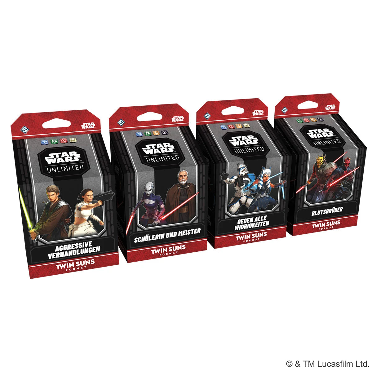 Star Wars: Unlimited – 2026 Twin Suns (4 Twin-Suns-Decks) (DE)